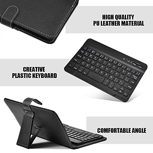 Tonysa Wireless Bluetooth Keyboard for Phone With Protective Case - Mini Portable Foldable for Width of 6-9.5cm Cell Phones (Black) - Image 5