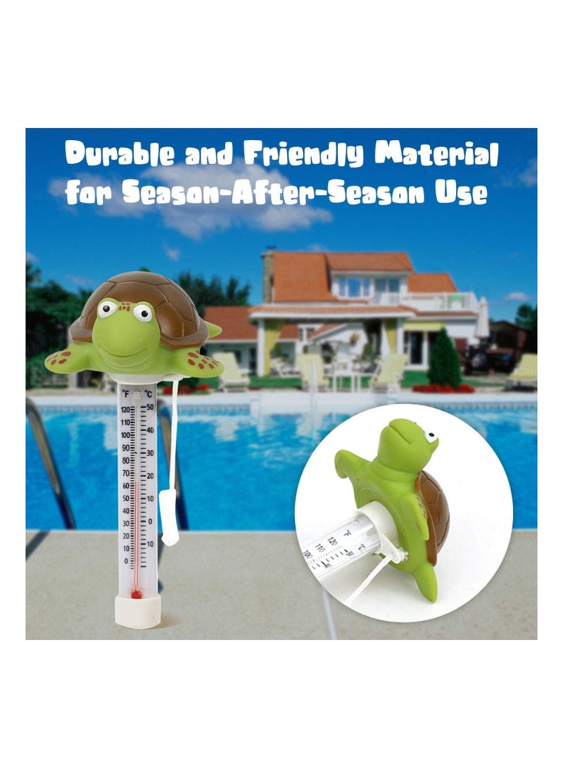 SYOSI 1 Piece Floating Pool Thermometer for Outdoor and Indoor Swimming Pools and Spas  - Image 4