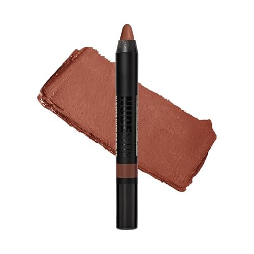 Nudestix Magnetic Matte Eye Color 3in1 LongWear Cream Eyeshadow Pencil Eyeliner Primer Waterproof BudgeProof Matte Finish Vegan CrueltyFree Eye Makeup Shade Fig - Image 1