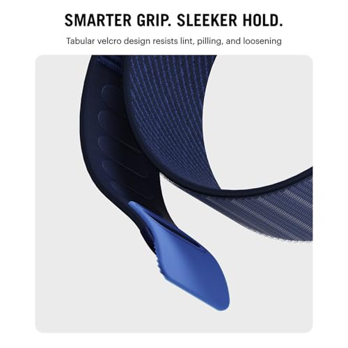 DailyObjects Electric Blue Track Nylon Watch Strap Compatible with Apple Watch Series11/10 46mm|Ultra 3/2 and Ultra-49mm |9/8/7 (45mm) | Series SE3/SE2/SE/6/5/4 (44mm) -Watch Not Included - Image 4