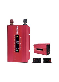 5000W Power Inverter, DC 12V to 110V AC Auto Converter, 12v to 110v AC Converter, USB Inverter & Car Cigarettes Lighter for Truck RV , Red