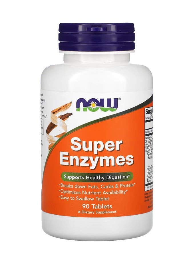 NOW  Super Enzymes, 90 Tablets - pzsku/ZFB097B59BC82EC177D9EZ/45/_/1727700280/092b445a-1a4f-44bc-a8e9-95ca41bad8e9