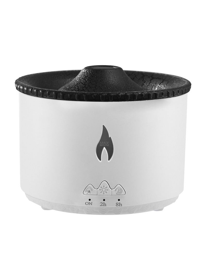 Aroma جهاز توزيع الروائح والبخار متعدد الأوضاع على شكل بركان مع مرطب هواء وزيوت عطرية مع 2 وضع بخار وإعدادات ألوان للمنزل ومكان العمل - Image 1