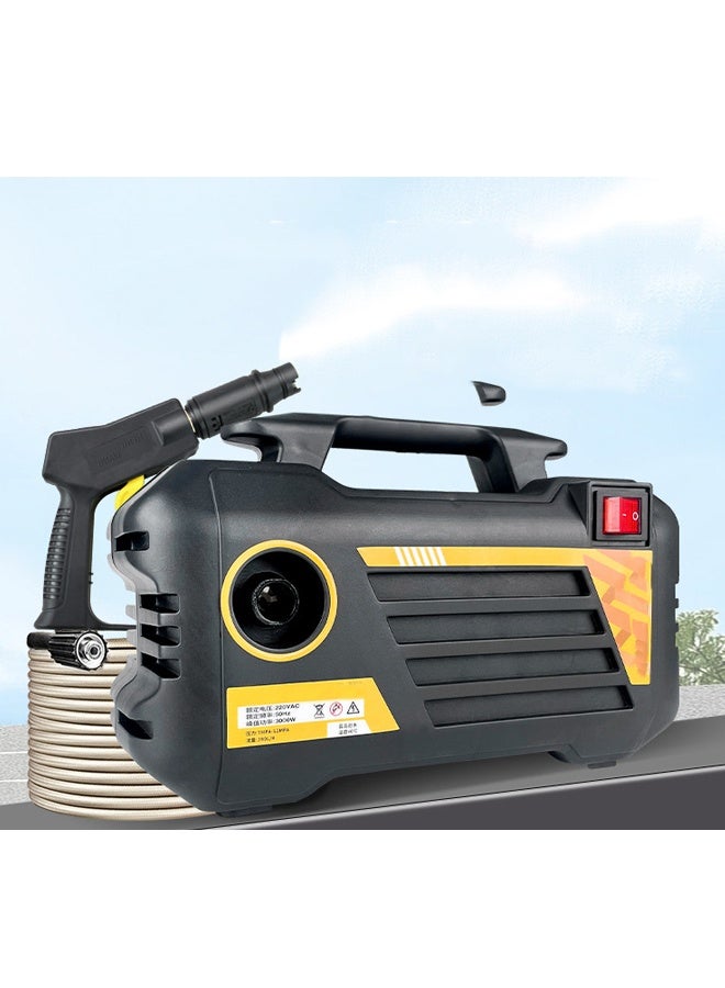 Bolivia's Pressure Washer, Heavy-Duty High-Pressure Car Washing Pump with 10m Anti-Burst Hose & 1.5m Inlet Pipe for Deep Cleaning of Cars, Buildings, Patios - Image 2