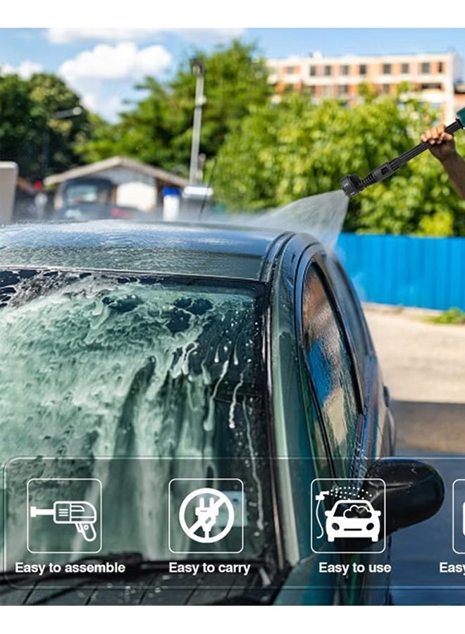 Bolivia's Pressure Washer, Heavy-Duty High-Pressure Car Washing Pump with 10m Anti-Burst Hose & 1.5m Inlet Pipe for Deep Cleaning of Cars, Buildings, Patios - Image 5