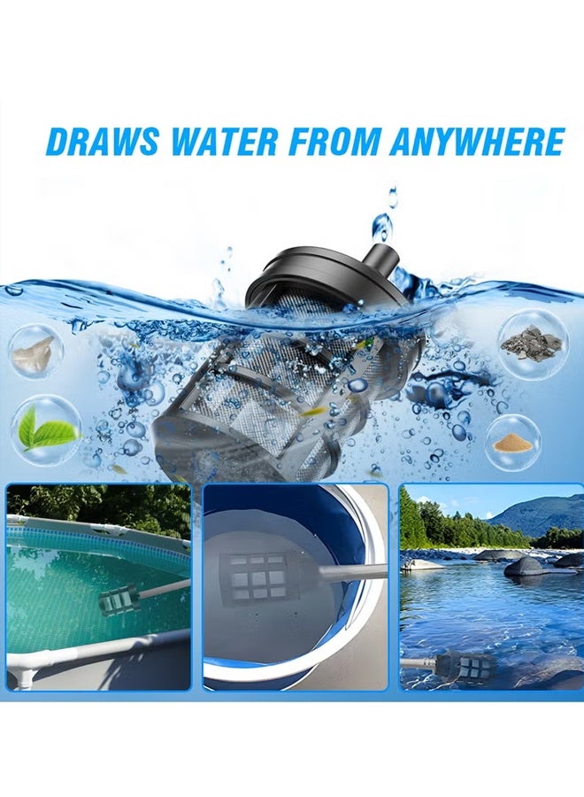 Bolivia's Pressure Washer, Heavy-Duty High-Pressure Car Washing Pump with 10m Anti-Burst Hose & 1.5m Inlet Pipe for Deep Cleaning of Cars, Buildings, Patios - Image 4