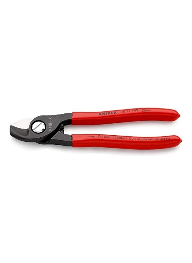 NIBEMINENT Cable Shears Plastic Coated Red/Black 165mm - Image 1