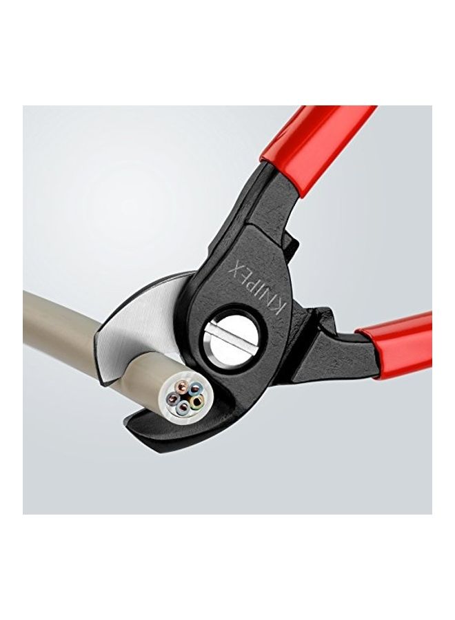 NIBEMINENT Cable Shears Plastic Coated Red/Black 165mm - Image 2
