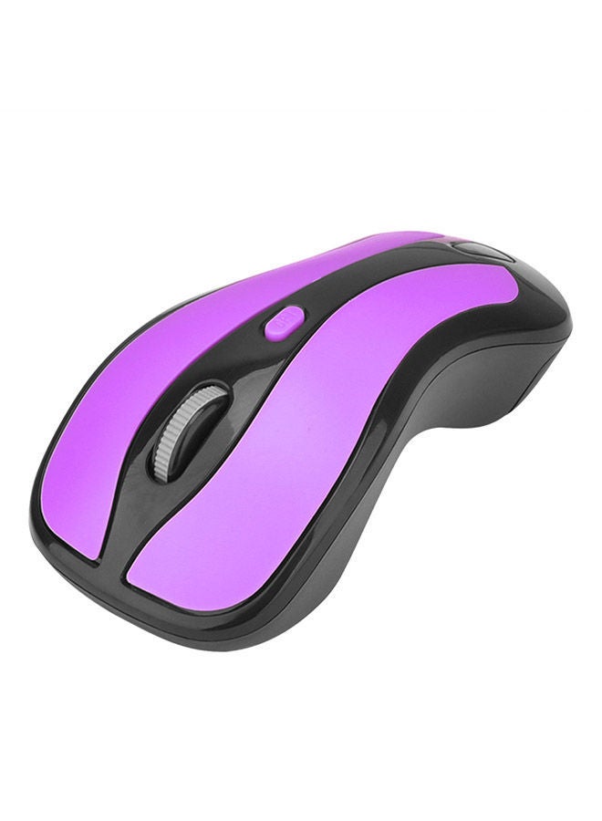NIBEMINENT 2.4G Wireless Mouse 6D Gyroscope Air Black/Purple  - Image 1