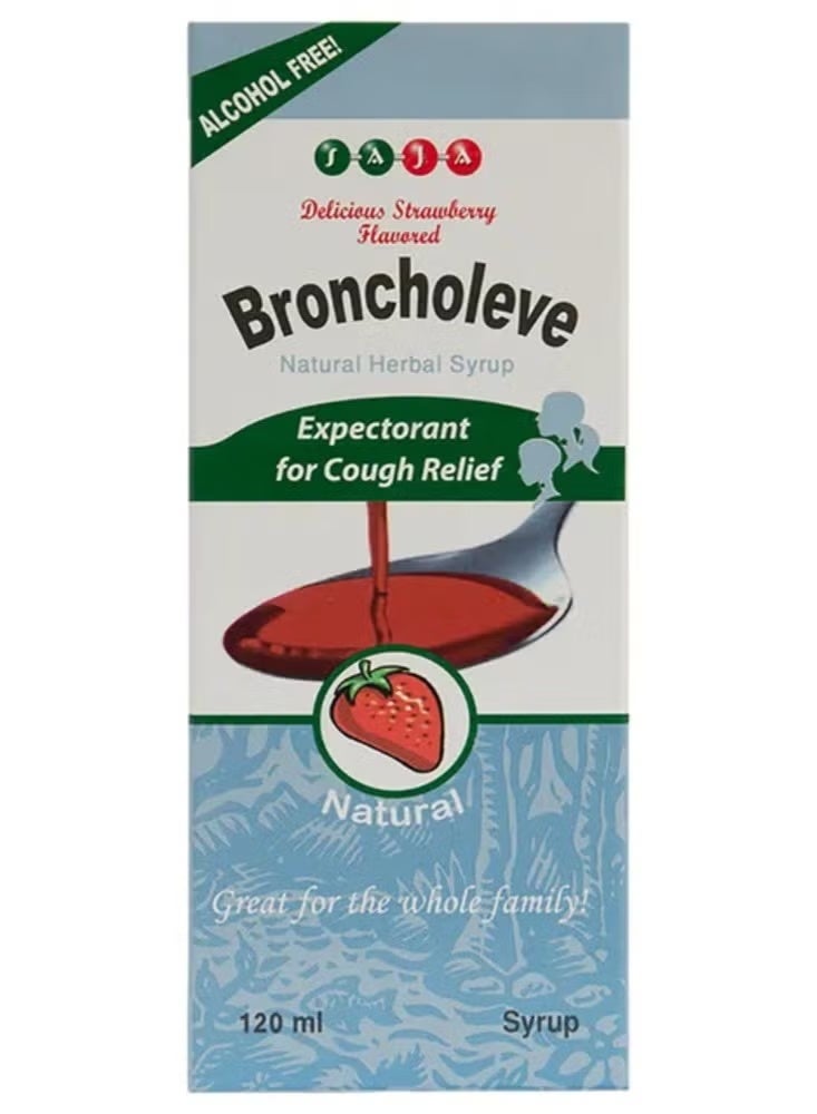 SAJA Pharmaceuticals Broncholeve Cough Syrup 120ML