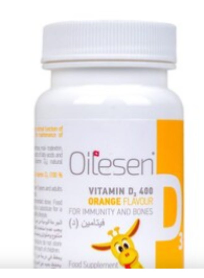 OILESEN VIT D3 CHEW TAB 400IU 60S ORGNG FLAV