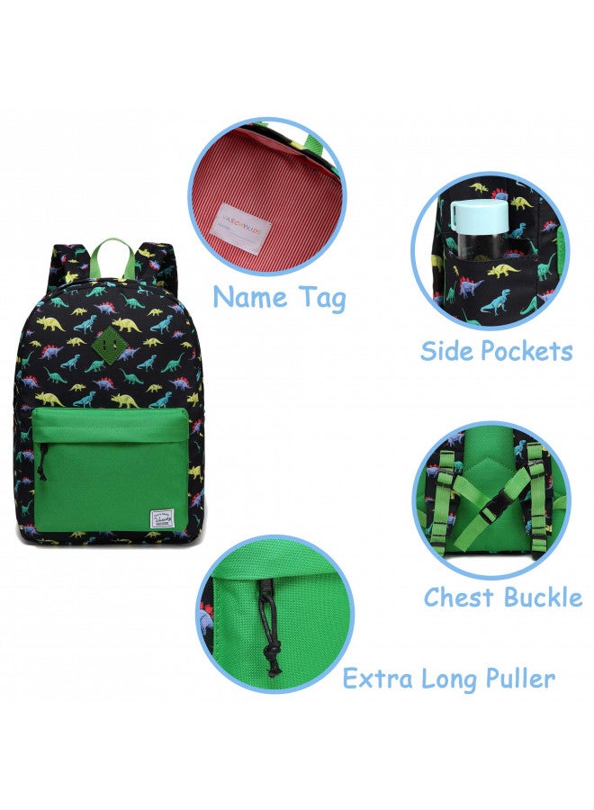 VASCHY Preschool Toddler Backpack, Little Kid Small Backpacks for Nursery School Children Boys and Girls with Chest Strap in Cute Dinosaur - Image 4