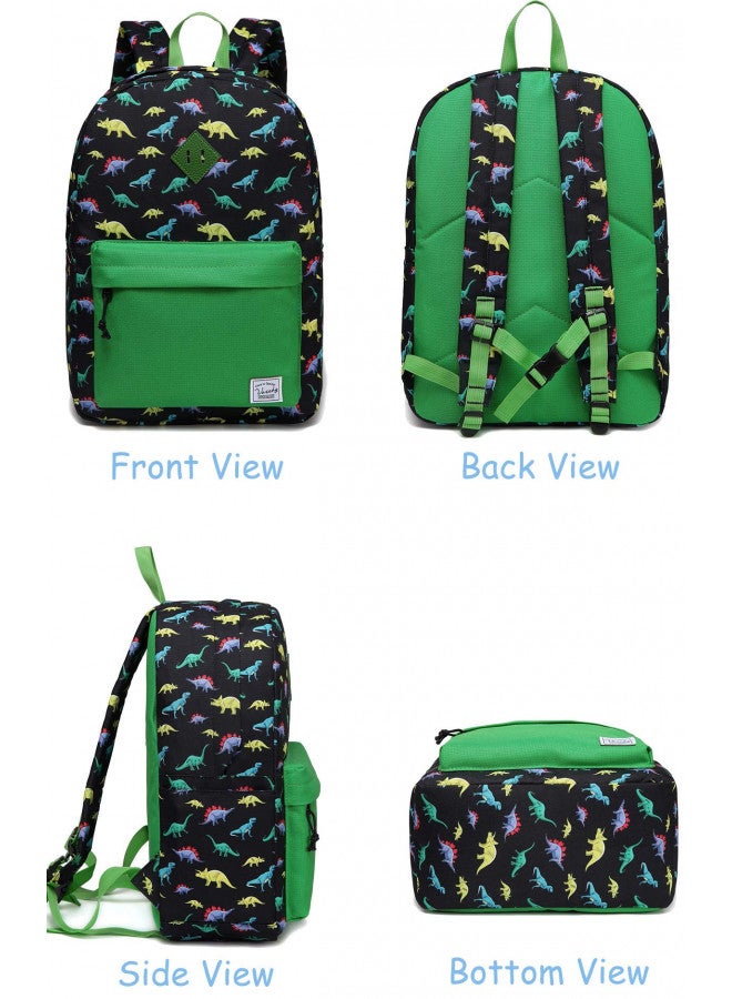 VASCHY Preschool Toddler Backpack, Little Kid Small Backpacks for Nursery School Children Boys and Girls with Chest Strap in Cute Dinosaur - Image 3