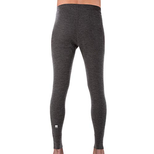 MERIWOOL Mens Base Layer 100% Merino Wool Thermal Pants Charcoal Gray - Image 2