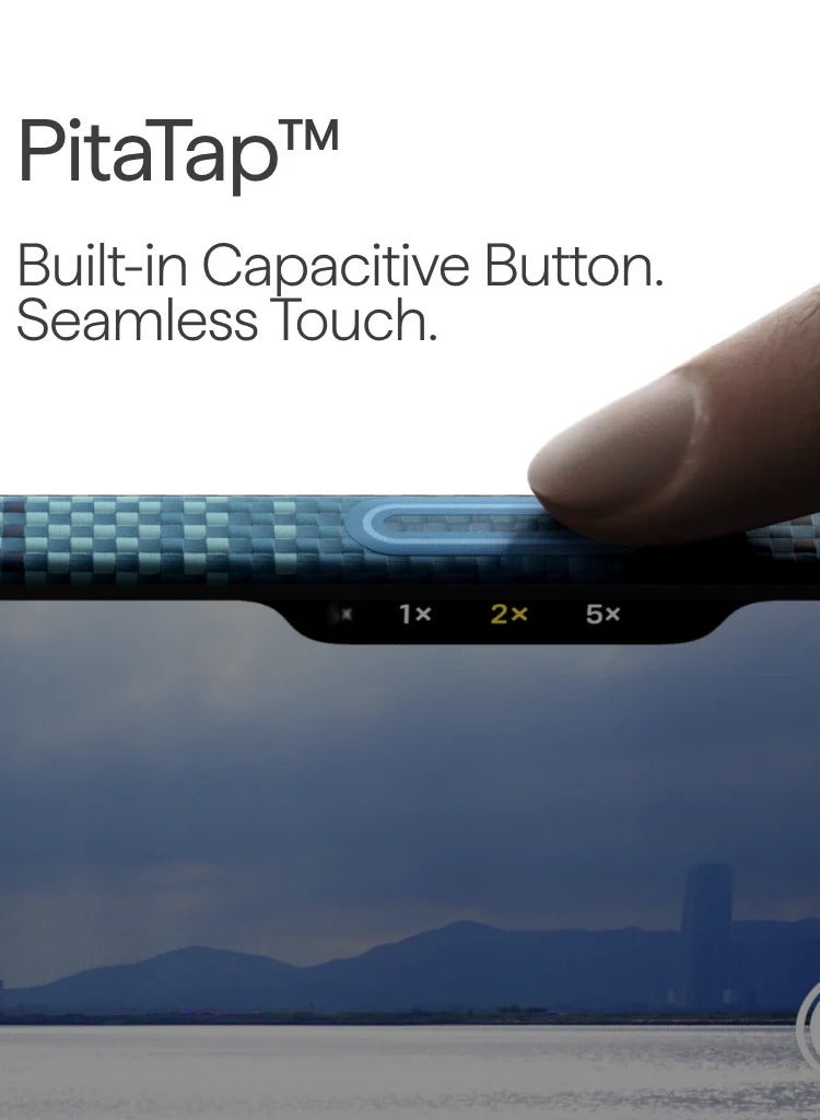 PITAKA Ultra-Slim Case For iPhone 17 Pro Max / PitaTap Seamless Touch / Lightweight Design / Easy Installation / Back cover - Moonrise - Image 4