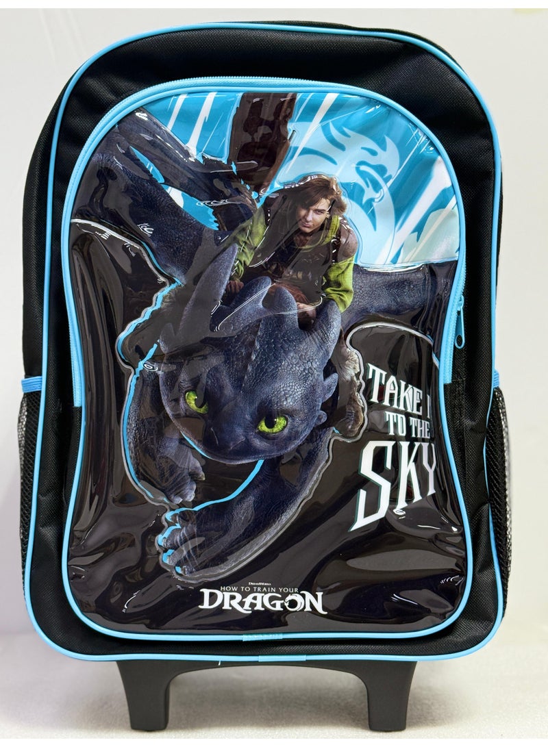 How to Train Your Dragon كيفية تدريب تنينك حقيبة عربة 5 في 1 مقاس 16 بوصة FKVPT16-422 - Image 1