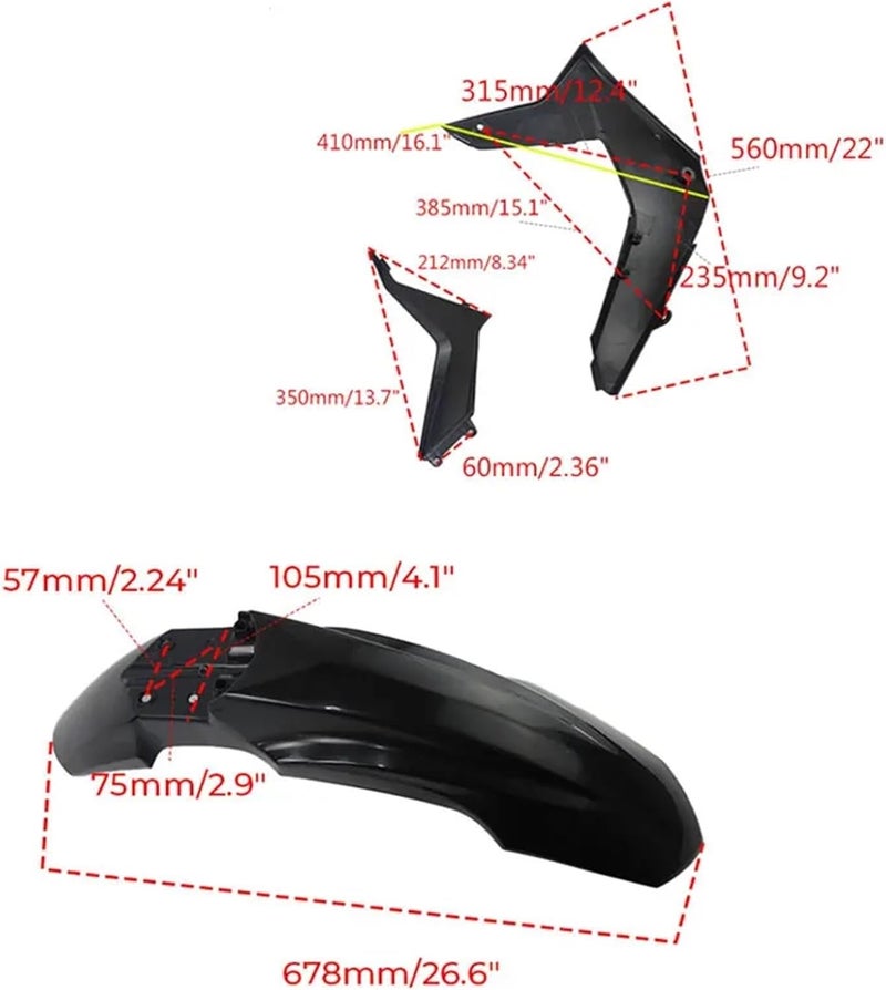 Wivplex Pit Dirt Bike Fairing Kit for Kayo T2 T4 - Image 5