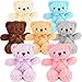 Zomiboo 7 Packs Plush Bear Stuffed Animals Plush Soft Cute Stuffed Dolls Birthday Party DecorationsBright Colors - Image 2