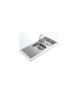 Teka STARBRIGHT 80 E-XN 2B 1D Inset reversible sink with matt finish in 80 cm
