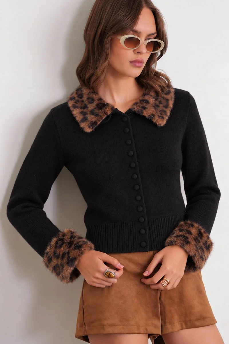 Mixray MIXRAY Open Front Cardigan