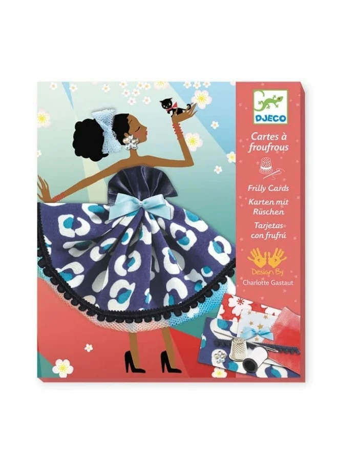 DJECO So Paris Sewing Frilly Cards