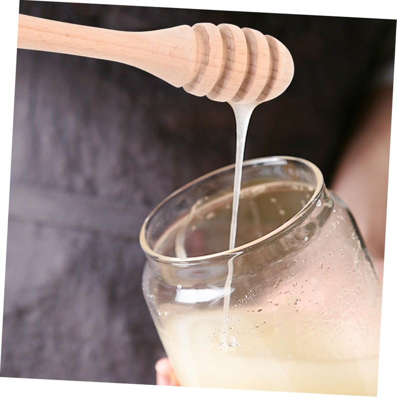 2pcs Reusable Honey Stirring Sticks with Comfortable Handle for Tea Syrup Jam and Desserts Kitchen Utensils - Image 5