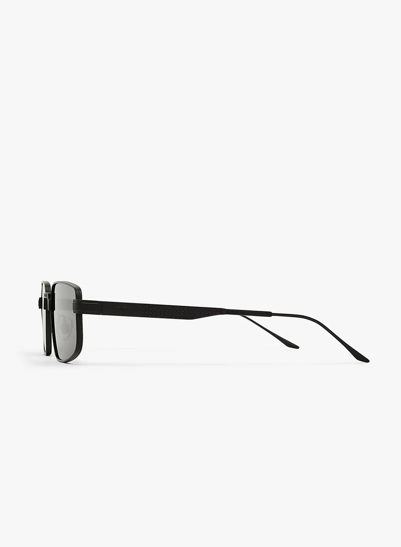 KAREN WAZEN Leo Rectangle Sunglasses