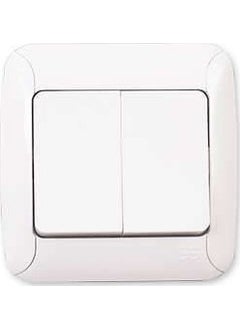 Günsan Elektrik Günsan Fantasy Commutator 2 Switches White Color 