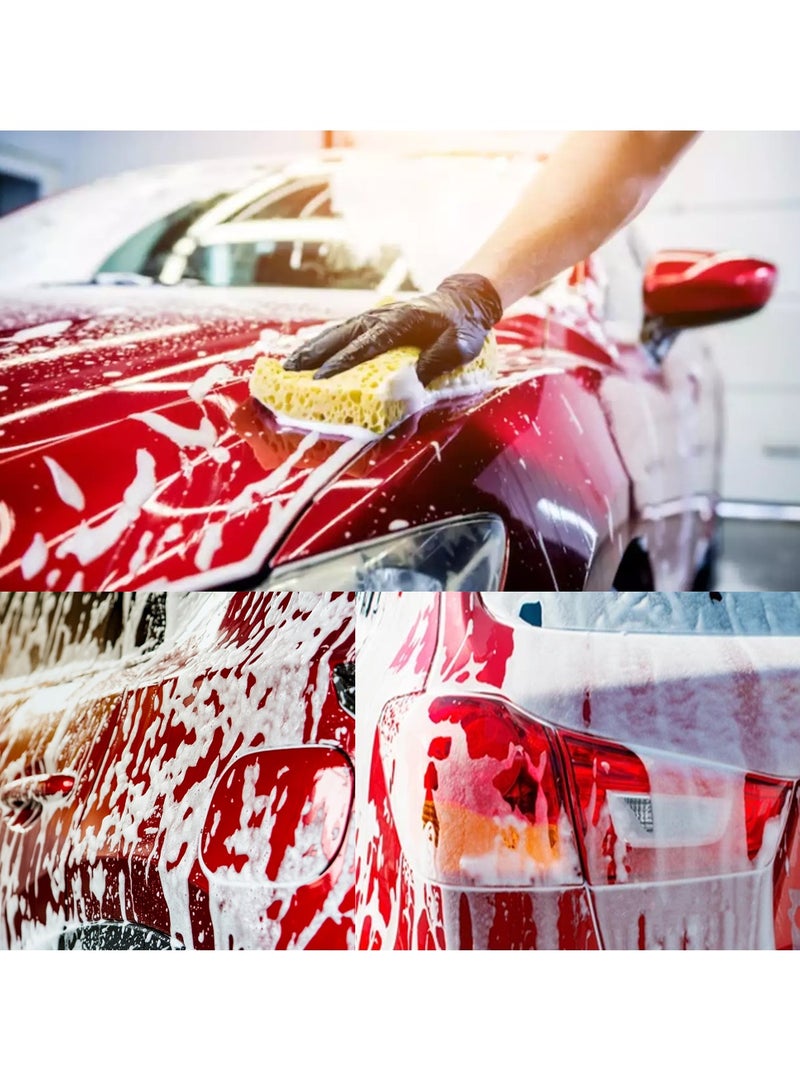 NORA Car Care Shampoo Wax N-206, 2L, Thick Foaming Car Wash Shampoo with Wax Protection, Deep Cleaning, Glossy Shine & Water Repellent Formula, Safe for Paint, Plastic, Vinyl Parts & Tyre Sides - Image 3