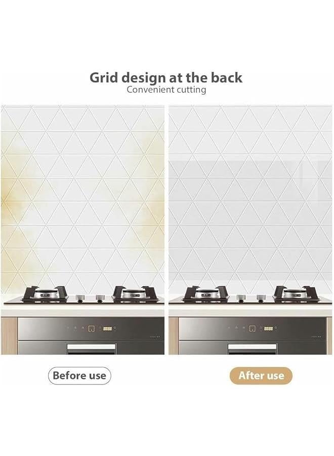 HOOKOR Clear Oil Proof Wall Sticker for kitchen,60 * 500CM Contact Paper Decorative Self Adhesive Removable Wallpaper, Kitchen Backsplash Wall Protector Transparent Self-Adhesive Sticker Cupboard Household - Image 3