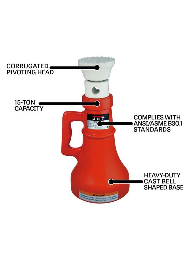 JET SJ-15T 15-Ton Screw Jack - Image 2