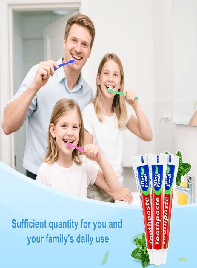 Zhjianup 30 Tubes Bulk Travel Size Mini Toothpaste, 0.35 oz Disposable Mint Flavor Pocket Teeth Paste Small Essential Toothpaste for Travel, Home/Hotel/Guests/Charity/Homeless/Camping Oral Care (Single Use - Image 3