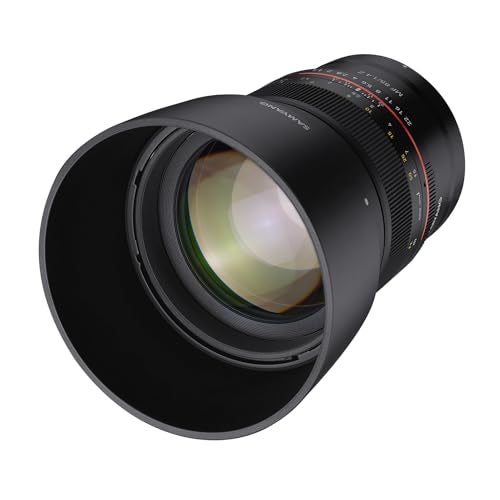 Samyang MF 85mm F1.4 Telephoto Lens for Z Mount Mirrorless Camera - Black - Image 1