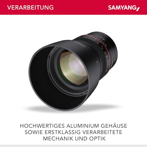Samyang MF 85mm F1.4 Telephoto Lens for Z Mount Mirrorless Camera - Black - Image 4