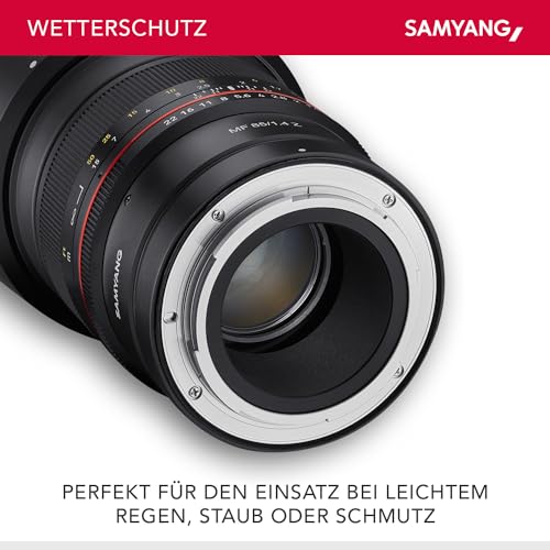 Samyang MF 85mm F1.4 Telephoto Lens for Z Mount Mirrorless Camera - Black - Image 5
