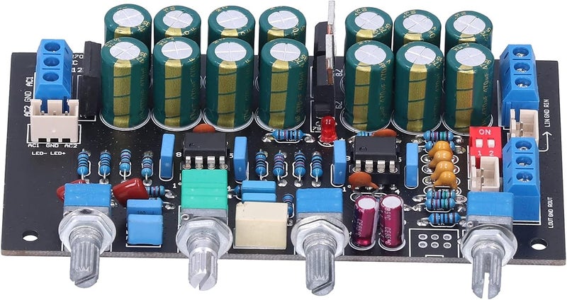Tone Board Preamp Amplifier Parts with Magnification Switch, AC 12V - 18V, PCB Material - Fully Enclosed Potentiometer, Op Amp Socket Upgradeable, for Audio - Image 3