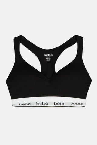 Women Padded Brand Logo Racer Back Bralette, Black - pzsku/ZFB0AAC31B9C61BB17D7AZ/45/1747054175/d3d7b2c0-a2e4-41ae-b315-83e6ded3f7b0