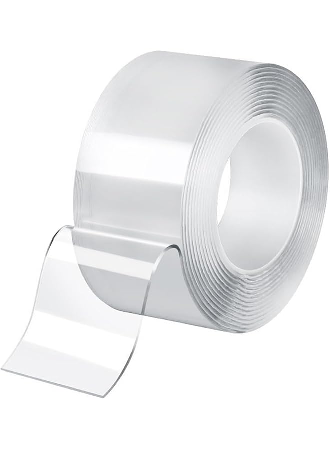 promass Magic Adhesive Nano Tape - 5cm Wide, Washable, Waterproof, Double-Sided Transparent Acrylic Gel Mounting Tape - Image 1