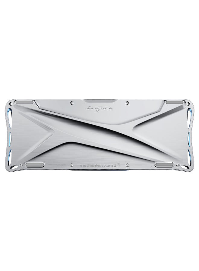 جرافا ستار لوحة مفاتيح الألعاب GravaStar Mercury V60 Pro بنسبة 60%، مفاتيح مغناطيسية بتأثير هال، معدل استجابة 8000Hz، إضاءة RGB خلفية، هيكل من الألمنيوم - Image 5