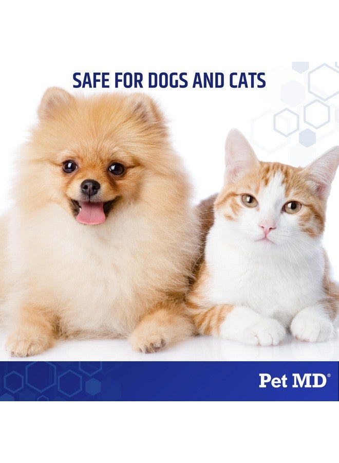 بيت إم دي مناديل إزالة بقع الدموع من Pet MD للكلاب - مناديل لإزالة الإفرازات والقشور من عيون القطط والكلاب - مناديل لإزالة بقع الدموع من عيون الحيوانات الأليفة للكلاب - 60 قطعة - Image 5