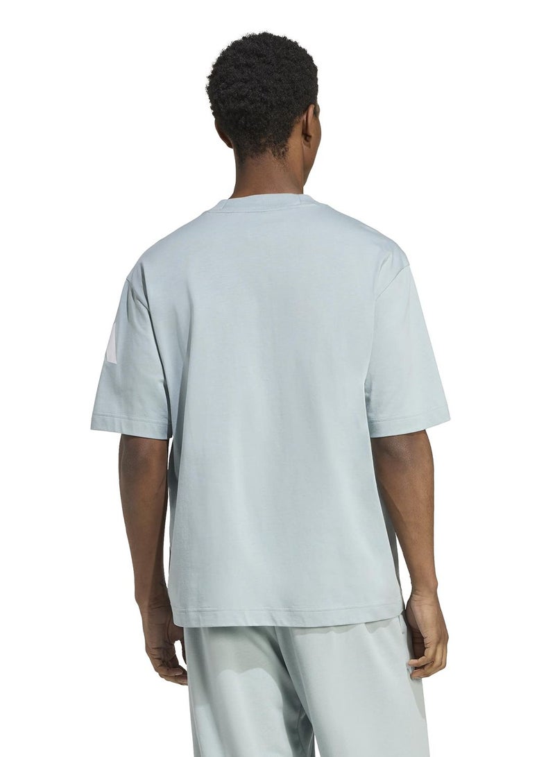 Adidas Essentials Loose Fit 3 Bar Logo T-Shirt - Image 2