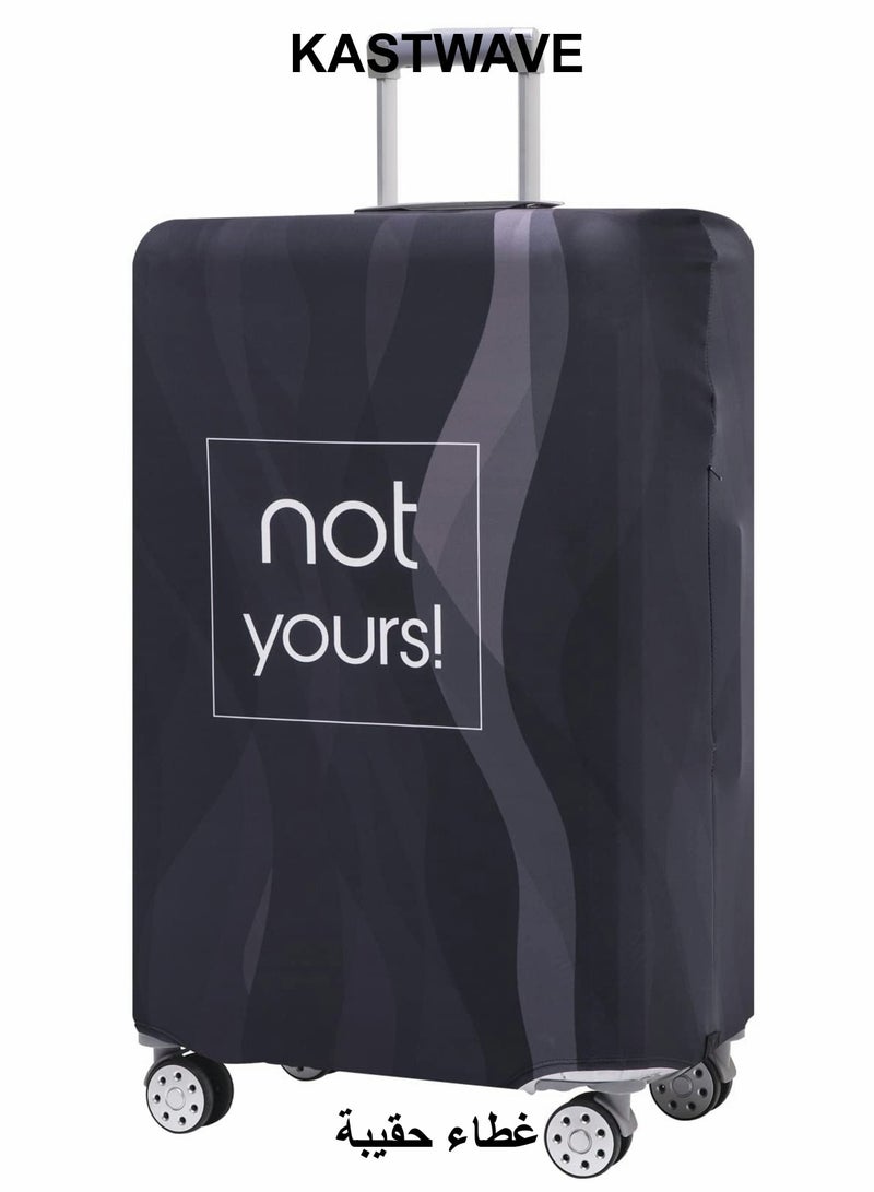 KASTWAVE Luggage Cover, Washable Suitcase Protector Anti-scratch Suitcase Cover Fits 22-24 Inch Luggage (M) - Image 1