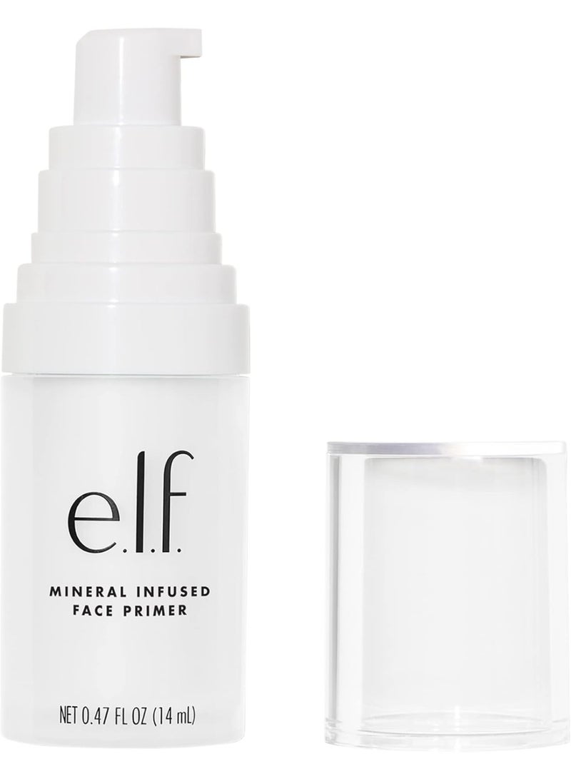elf Mineral Infused Face Primer – Smooth Foundation Base, Fills Fine Lines & Refines Skin, Vegan & Cruelty-Free, Travel Size - Image 1