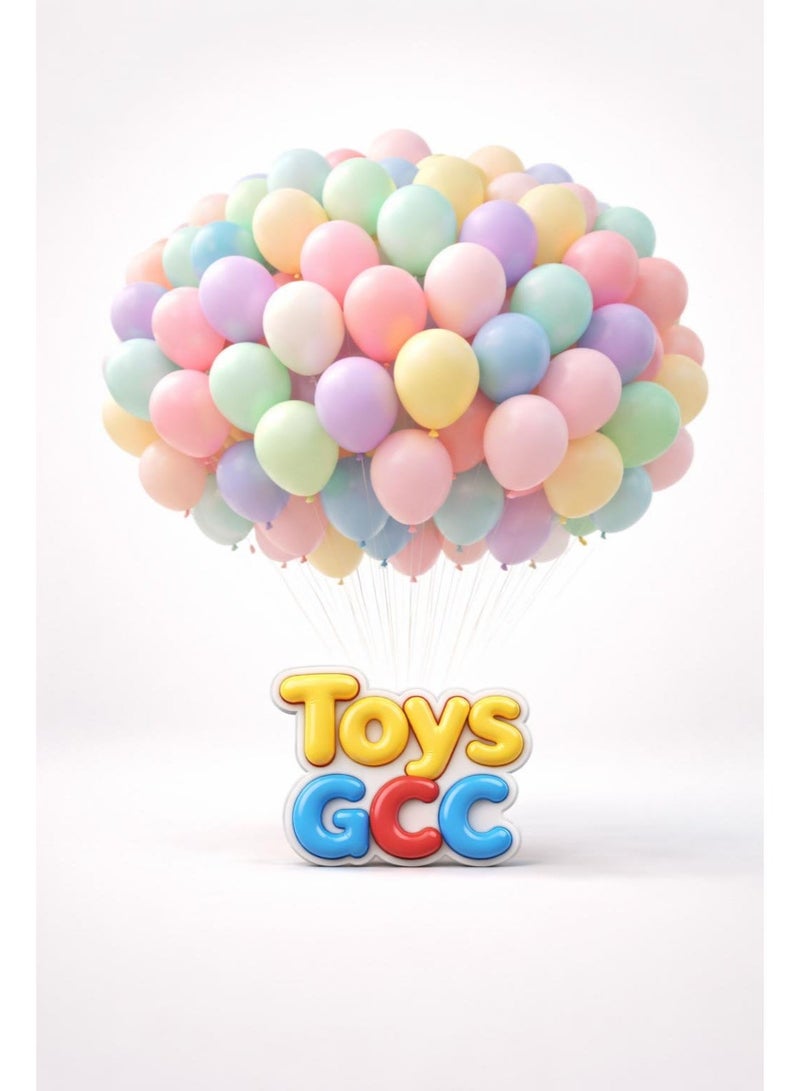 Toys GCC 5 Inch Macaron Balloons 200pcs | Wedding Birthday Party Decoration | Colorful Mini Balloon Set | Latex Balloons for Home & Event Decor - Image 2