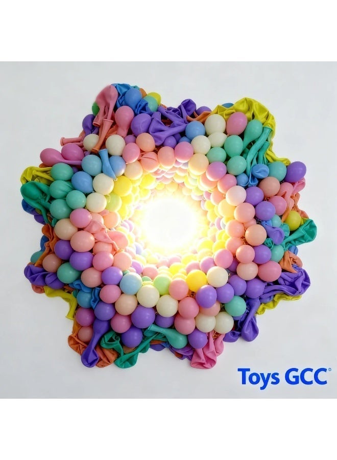 Toys GCC 5 Inch Macaron Balloons 200pcs | Wedding Birthday Party Decoration | Colorful Mini Balloon Set | Latex Balloons for Home & Event Decor - Image 3