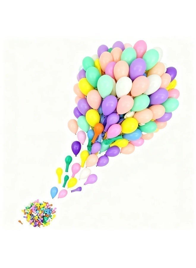 Toys GCC 5 Inch Macaron Balloons 200pcs | Wedding Birthday Party Decoration | Colorful Mini Balloon Set | Latex Balloons for Home & Event Decor - Image 4