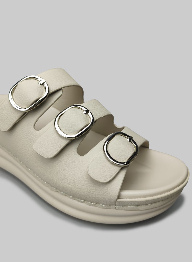 Comfort Support slip-on Platform Sandals for Ladies - Non-Slip Sole & Arch Cushion Lightweight Breathable for Dubai Deserts & Resorts - Walk All Day in 45°C Heat!  - Image 4
