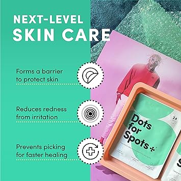 Dots for Spots Dots for Spots Pimple Patches Pack of 24 Translucent Hydrocolloid Spot Treatment Stickers for Face FastActing Vegan Cruelty Free Korean Skin Care  - Image 3