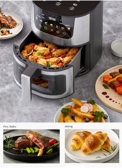 Air Fryer Oven 7L Stainless Steel Digital Touch Screen Dishwasher-Safe–Roast, Bake, Broil and Air Fry Quick and Easy Meals - pzsku/ZFB0B6A59A6F946CE0BCBZ/45/_/1712923845/5a30c11f-838e-4782-9052-ec9701ad3d4b