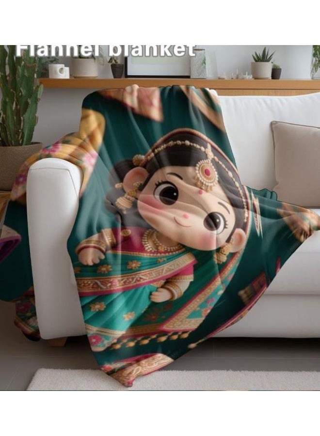 general Flannel thin blanket (warm and comfortable, suitable for sleep, gaming, dust removal and sandproof) 150cm*200cm - 81 - Image 4